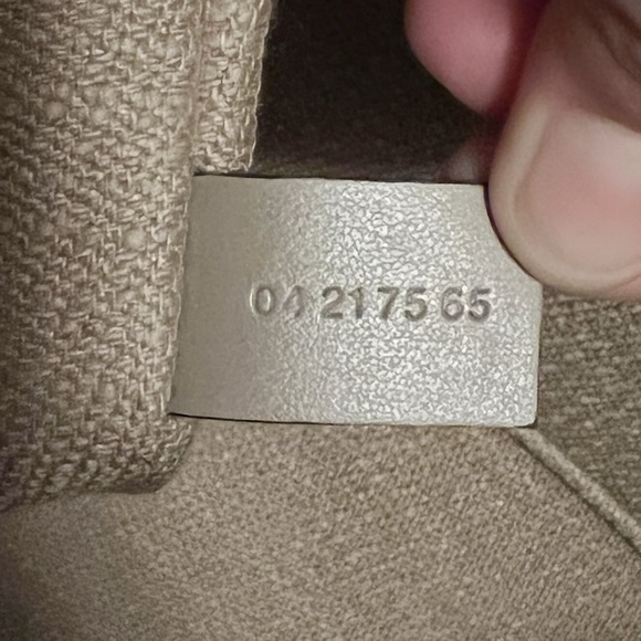 Chloe Felt Calfskin Medium Woody Ribbon Tote Navy/Black - Picture 3 of 8